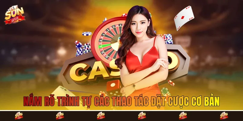 Nắm rõ trình tự các thao tác đặt cược cơ bản Nắm rõ trình tự các thao tác đặt cược cơ bản